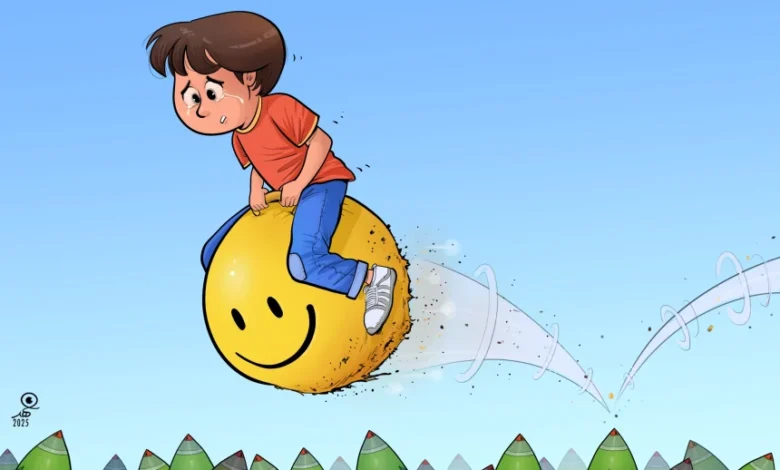 كاريكاتير: مخلفات الحروب تقتل الفرحة في سوريا 1 مخلفات الحروب تقتل الفرحة في سورية 860x605 1